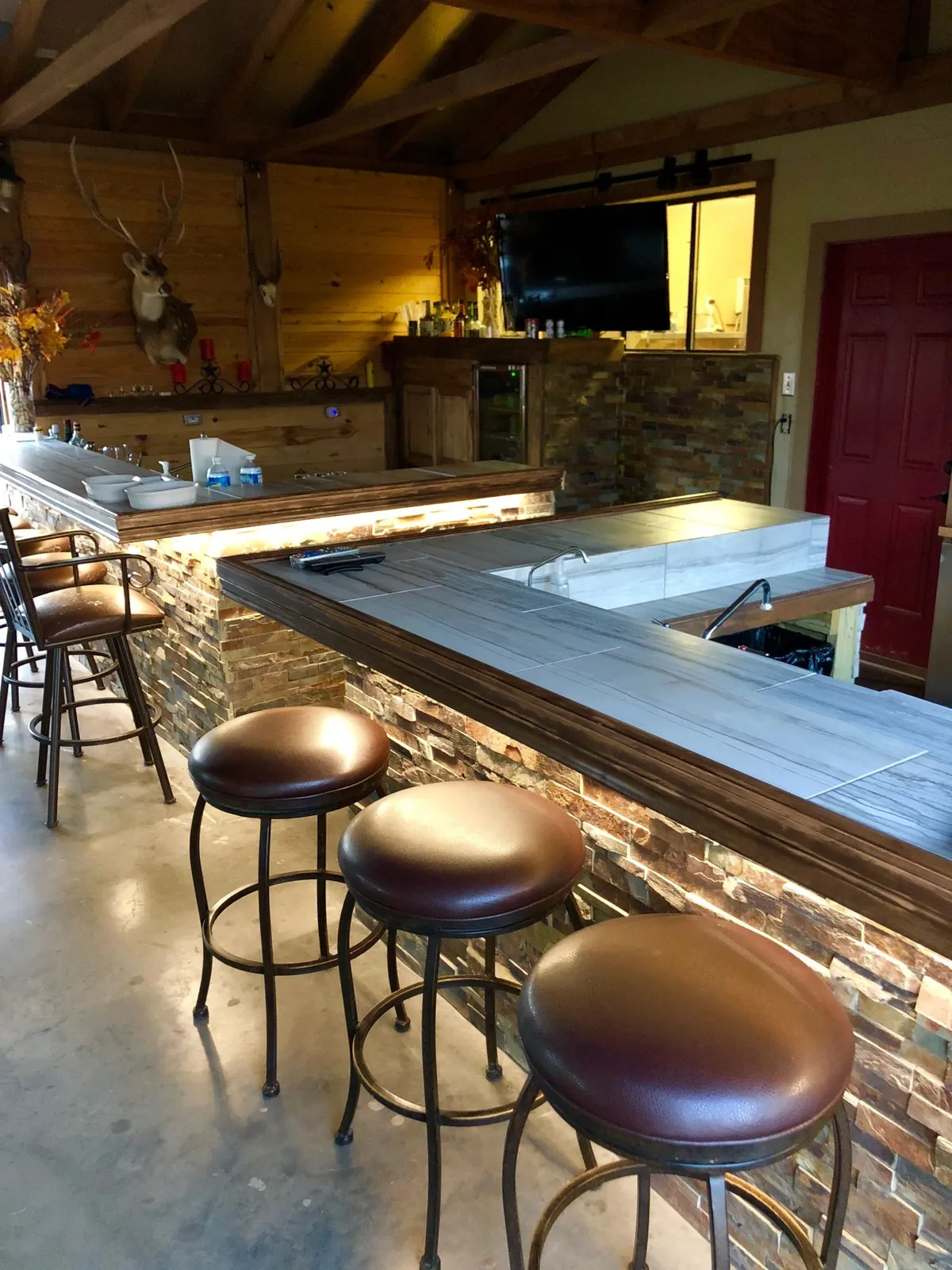 The on-site sports bar